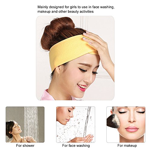 Benkeg Microondas Baratos - 1 Pc Diadema Suave Para Niñas Maquillaje Cara Lavado Ducha Turbante Cabeza Abrigo Toalla Tela Para Salón Uso en el Hogar Color Al Azar