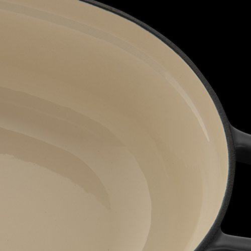 Berghoff Gem Cocotte de Hierro Fundido esmaltado 24 cm-4.4 L, Gris