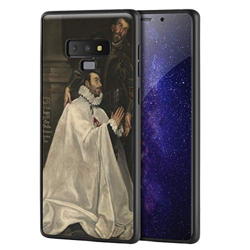 Berkin Arts El Greco para Samsung Galaxy Note 9/Caja del teléfono Celular de Arte/Impresión Giclee UV en la Cubierta del móvil(Julián Romaro Y Su Santo Patrono)