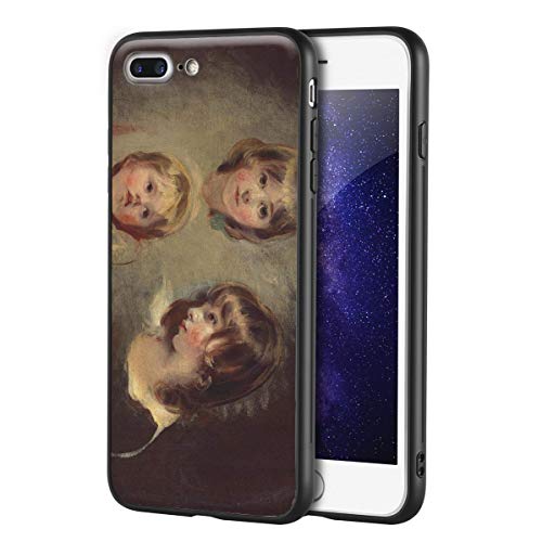 Berkin Arts Thomas Lawrence para iPhone 7 Plus&iPhone 8 Plus/Caja del teléfono Celular de Arte/Impresión Giclee UV en la Cubierta del móvil(Cabeza studi of Emilia Maria Juliana E Maria)