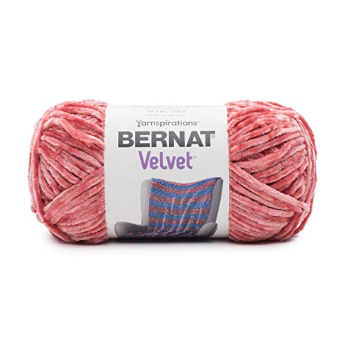 BERNATA - Terciopelo, 100% poliéster, color rosa terracota, 300 g