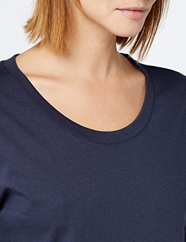 Berydale Camiseta de manga larga de mujer con cuello redondo, pack de 3, Navy, L