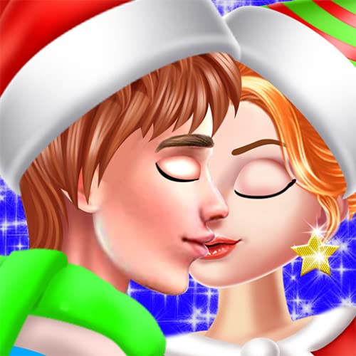 Beso de Navidad Fecha romántica