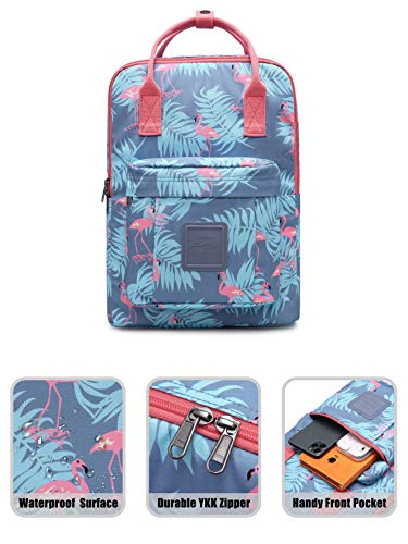 Bestie 14" Mochila Mujer, para portatil 14 Pulgadas, 12 litros, Flamencos Milenarios