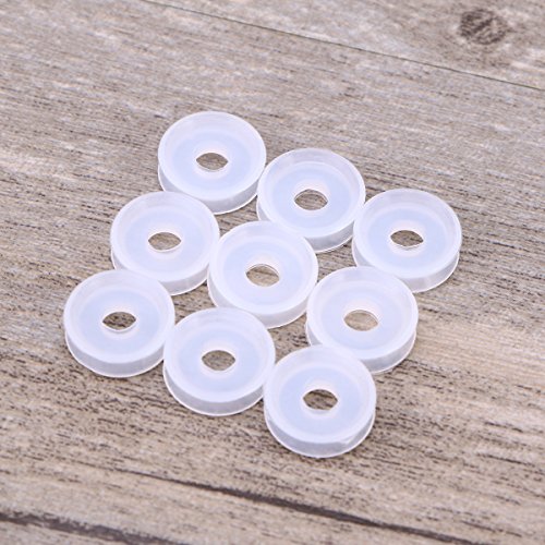 BESTONZON 10 Piezas de reemplazo Universal Flotante y sellador para ollas a presión-1.9x0.9x0.7cm (Plata)