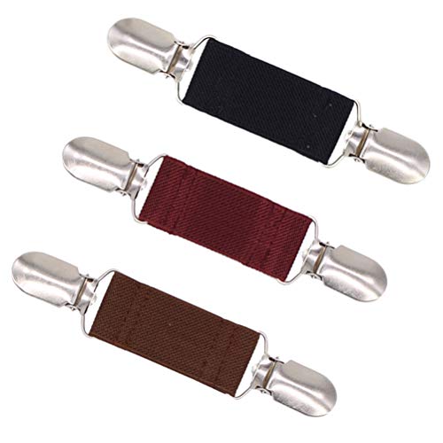 Bestoyard - Clips para chaqueta de punto, unisex, sencillos, elegantes, para jersey, chaqueta, clips, para hombres y mujeres, 3 unidades