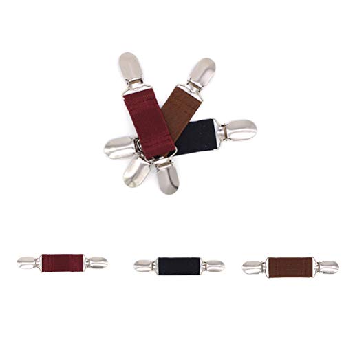 Bestoyard - Clips para chaqueta de punto, unisex, sencillos, elegantes, para jersey, chaqueta, clips, para hombres y mujeres, 3 unidades