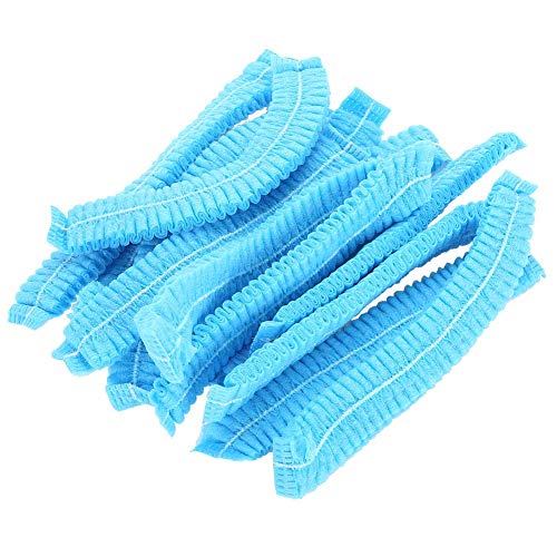 BESTT Gorro Desechable -100PCS Gorro de Ducha no Tejido Comprimido, Sombrero Antipolvo, Azul, para Cosméticos, Belleza, Cocina, Industrias para el Hogar, Hospital, Cirugía