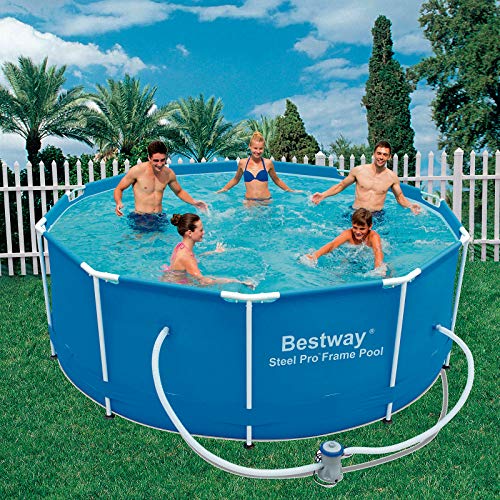 Bestway Steel Pro 56334 Piscina con depuradora 1.249 l/h, 305 x 100 cm