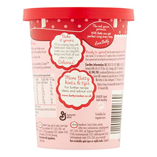 Betty Crocker, Cobertura para repostería - 2 de 400 gr. (Total 800 gr.)