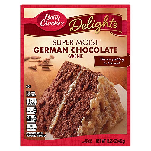 Betty Crocker Super Moist German Chocolate Cake Mix – 15.25 oz by Betty Crocker
