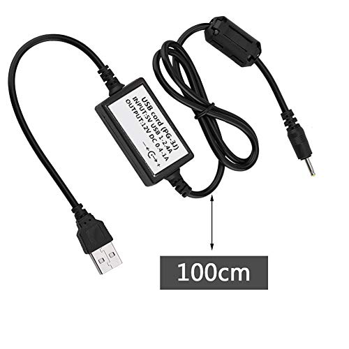 Bewinner PG-3J Cable USB de Cargador para Kenwood TH-F6 TH-F6A TH-F6E TH-F7 TH-F7E TH-F7A TH-K2ET 100 cm Cable Puede Conectar Interfaz USB de Computadora, Fuente de Alimentación