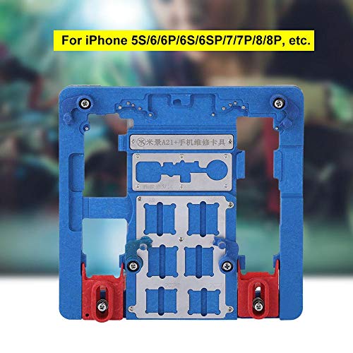 Bewinner Soporte de PCB Placa Base, Fijación Placa Base PCB Reparación Herramienta de Moldes para iPhone 5S / 6 / 6P / 6S / 6SP / 7 / 7P / 8 / 8P