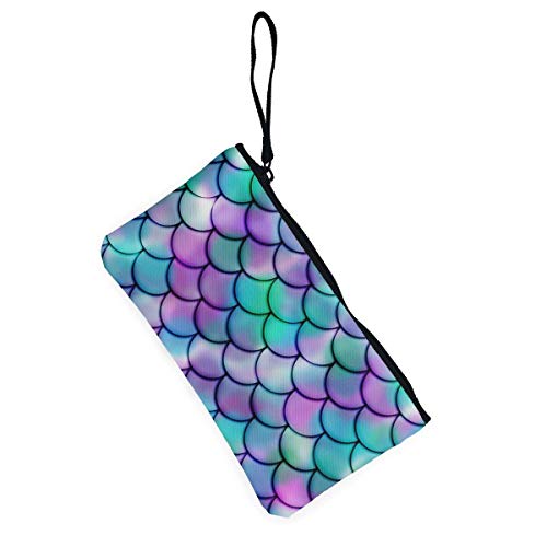 BHGYT Básculas de Colores Personalidad de Mujeres y niñas Moda Retro Pequeño Mini Square Zip Monedero Monedero Regalos Monedero Monedero Bolso de Tarjeta Pequeño Bolso de Maquillaje con Correa para