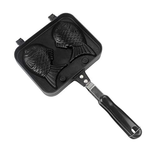 Bhyim Taiyaki - Molde para Tartas, Forma de pez, Molde con 2 Lados para cocinar en casa