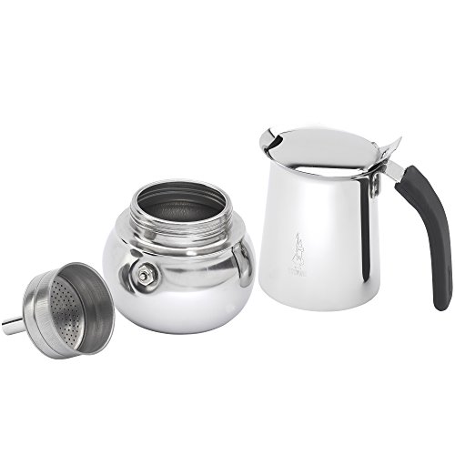 Bialeti Kitty Moka de 4 Tazas en Acero INOX