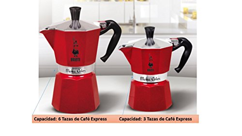 Bialetti 9323 "Moka – Cafetera Color Emotion para 6 Tazas