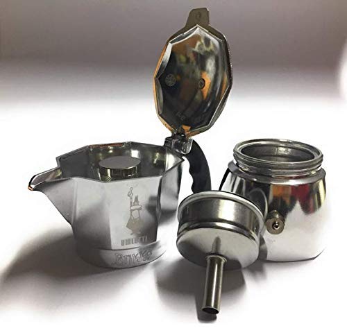 Bialetti Caffettiera Brikka 2 tazas antigua producción 100% Made in Italy