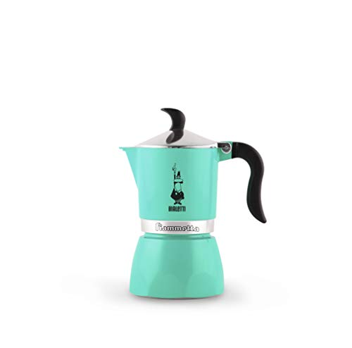 Bialetti Fiammetta Verde - Cafeteras italianas (Verde, 1 tazas, Aluminio, Fiammetta, 1 pieza(s), 6 pieza(s))