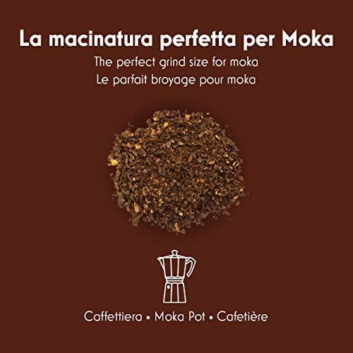 Bialetti Roma Macinato Moka 250 g - Café molido (250 g, 90 mm, 90 mm, 145 mm, Jarra)