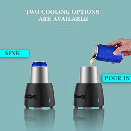 BICCQ Enfriamiento Rápido taza del vino Freeze copas de enfriamiento Refrigeración Copa Enfriador Refrigerador for el vino bebida de cola taza del sostenedor del coche eléctrico sostenedor del vaso fo