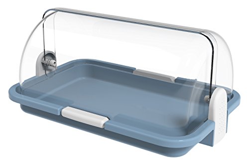 BIESSE Caja para Pan y Pasteles, Azul Claro, 30x14x21 cm, 6 Unidades