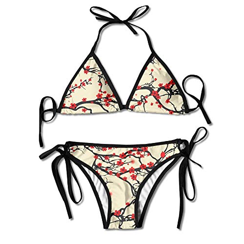 Bikini De 2 Piezas Traje De Baño Japonés De La Piscina De La Flor De Cerezo Ropa De Playa Traje De Baño De Moda Sexy 2 Piezas Bikini Casa Playa Mujer Traje De Baño Durable Hawaii