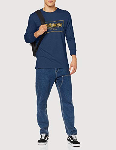 BILLABONG TRD Mrk LS tee Camiseta, Azul (Dark Blue 709), One Size (Tamaño del Fabricante: S) para Hombre