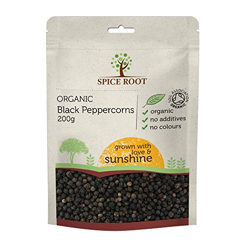 Bio Pimienta Negra en Grano 200g (Organic Black Peppercorns, organico pimienta)