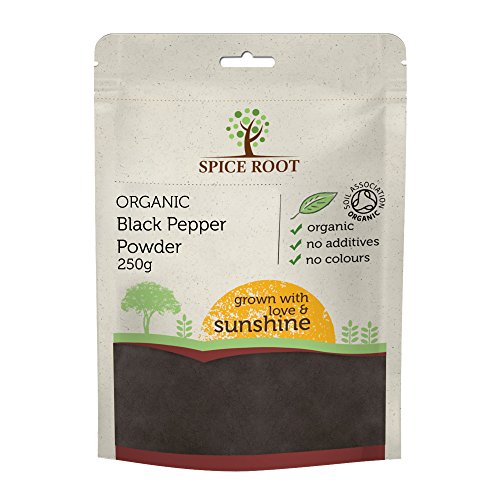 Bio Polvo de Pimienta Negra Orgánico 250g (Organic Black Pepper Powder) - Variedad Malabar