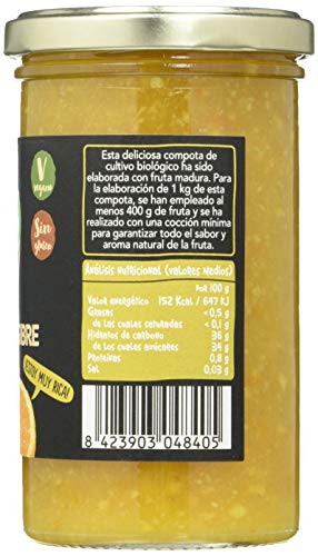 Biocop Compota Naranja Jengibre Biocop 280 G 200 g