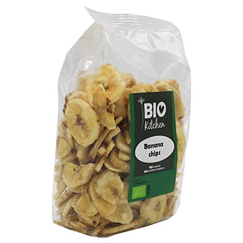 BioKitchen - Chips de plátano ecológico (6 envases de 250 g)