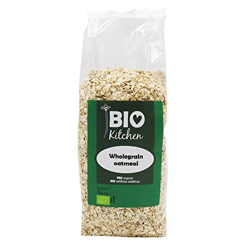 BioKitchen - Copos de avena integrales ecológicos (8 paquetes de 500 g)