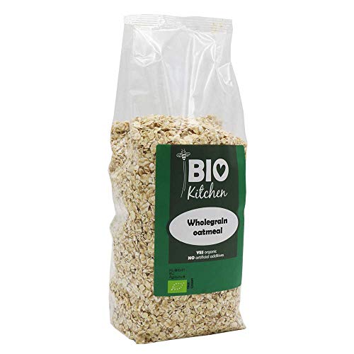 BioKitchen - Copos de avena integrales ecológicos (8 paquetes de 500 g)