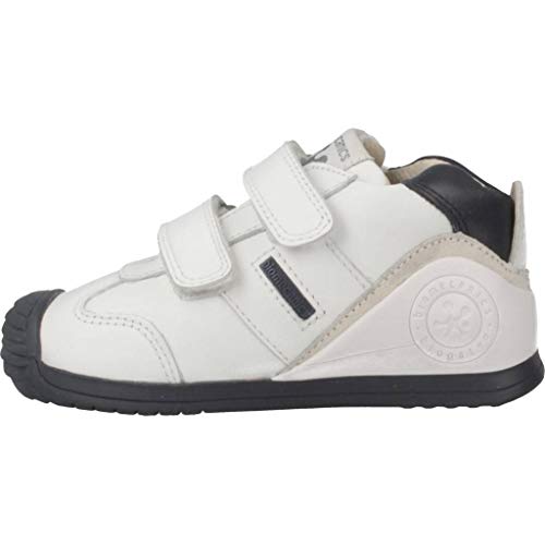 Biomecanics 151157-2 - Zapatillas de Estar por casa para Bebés, Blanco/Azul (Sauvage) F, 20 EU