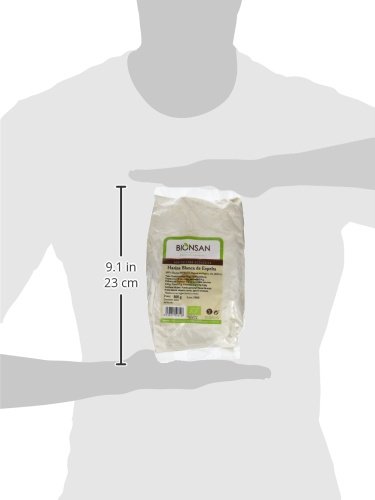 Bionsan Harina Blanca de Trigo Espelta Ecológica, 4 bolsas de 500g, Total: 2000g (4221332)