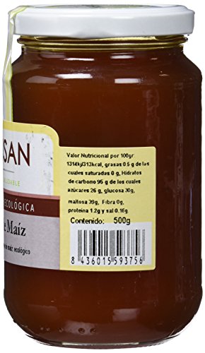 Bionsan Sirope de Maíz Ecológico- 2 Botes de 500 gr - Total: 1000 gr