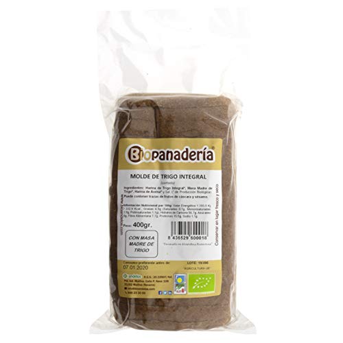 Biopanadería Pan de Molde de Trigo Integral y Masa Madre Natural Ecológico Artesano Gourmet