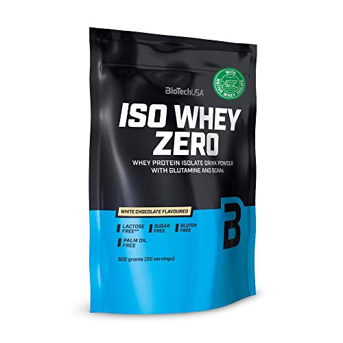 BioTechUSA Iso Whey Zero, 500 g, Chocolate blanco