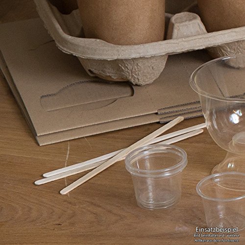 BIOZOYG 1000 Palitos agitadores para café Madera de bambú 14 cm Respetuoso del Medio Ambiente Varillas de agitación para Bebidas Calientes to go té o café I 100% Biodegradable, compostables