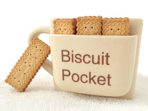 Biscuit Pocket Simply Mugs - Taza con Bolsillo para Galletas (tamaño Grande)