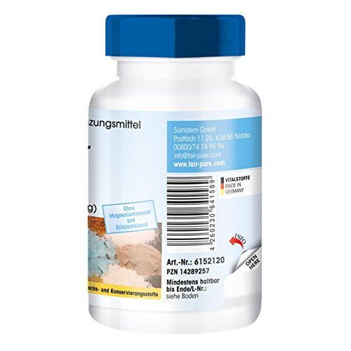 Bisglicinato de Cobre 2mg - Suplemento de Cobre - Buena disponibilidad biológica - Vegano - Alta pureza - 120 Comprimidos