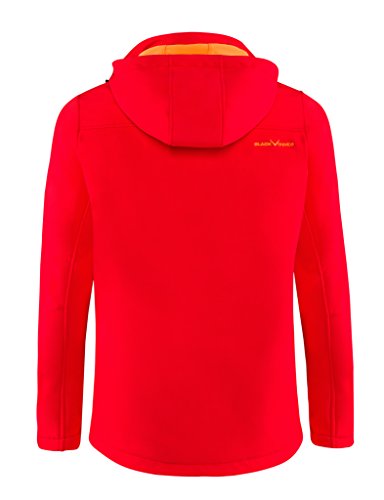 Black Crevice Chaqueta Soft Shell, color Rojo / Naranja, talla XL