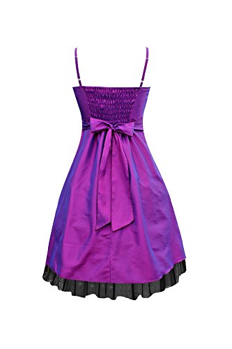 BlackButterfly ‘SIA' Vestido De Gala De Satén Essence (Morado, ES 36 - XS)