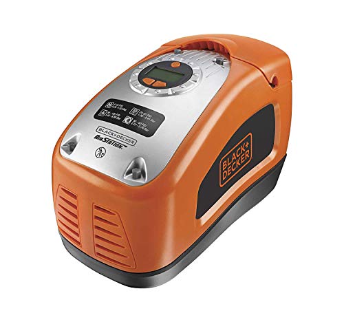 Black+Decker ASI300-QS - Compresor de aire, 160 PSI, 11 bar, Rojo/Negro