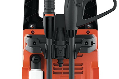 Black+Decker BXPW1400E Hidrolimpiadora de Alta Presión, 1400 W, 230 V, Negro/Naranja, Única