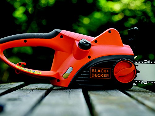 BLACK+DECKER CS2040-QS - Motosierra eléctrica 2000W, espada 40 cm, velocidad 12.5 m/s