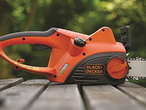 BLACK+DECKER CS2040-QS - Motosierra eléctrica 2000W, espada 40 cm, velocidad 12.5 m/s