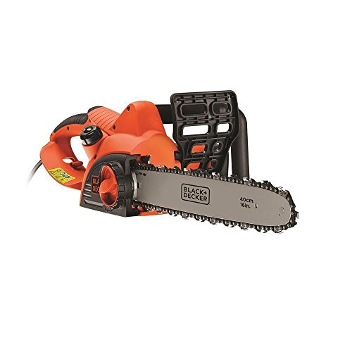 BLACK+DECKER CS2040-QS - Motosierra eléctrica 2000W, espada 40 cm, velocidad 12.5 m/s