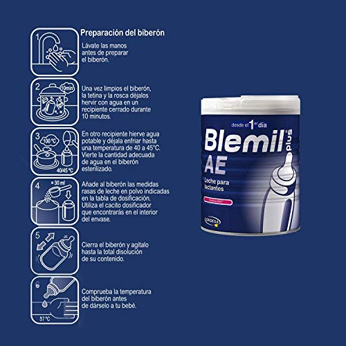 Blemil Plus – Leche de Inicio,1 AE, Efecto Anti-Estreñimiento, 800 gr